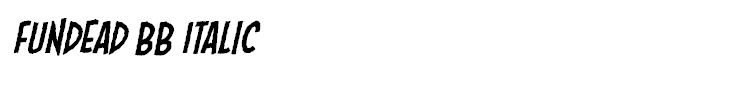 Fundead BB Italic