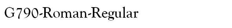 G790-Roman-Regular