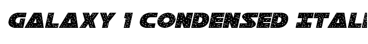 Galaxy 1 Condensed Italic