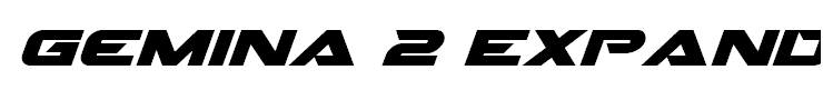 Gemina 2 Expanded Italic