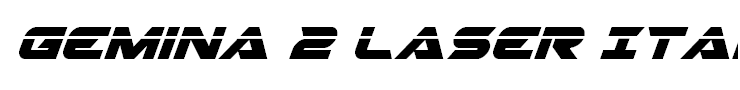 Gemina 2 Laser Italic