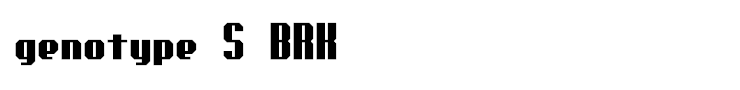 genotype S BRK