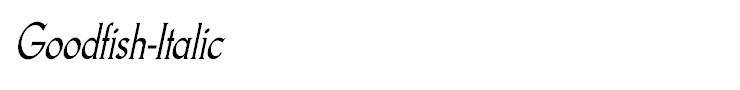 Goodfish-Italic