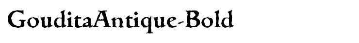 GouditaAntique-Bold