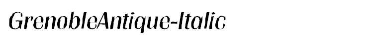 GrenobleAntique-Italic