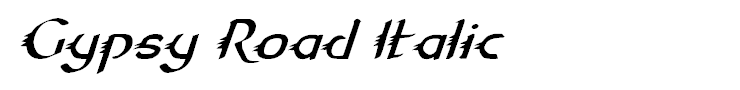 Gypsy Road Italic