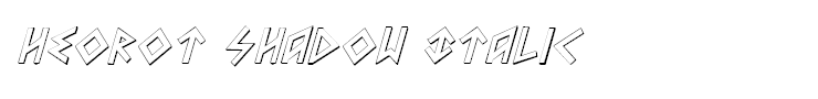 Heorot Shadow Italic