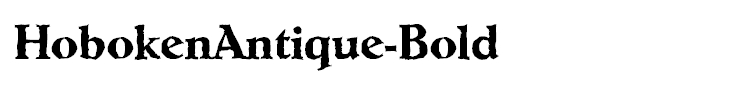 HobokenAntique-Bold