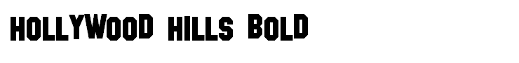 Hollywood Hills Bold