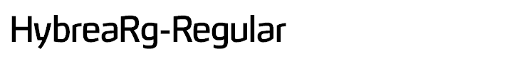HybreaRg-Regular