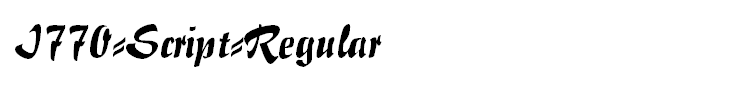 I770-Script-Regular