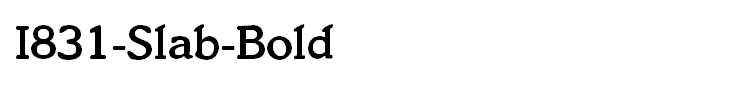I831-Slab-Bold