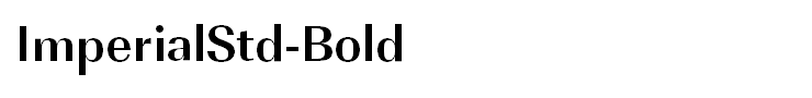 ImperialStd-Bold