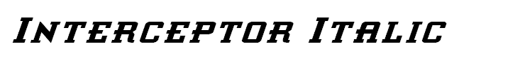 Interceptor Italic