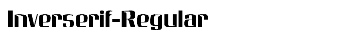 Inverserif-Regular