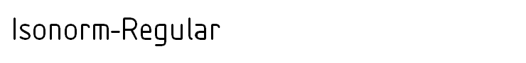 Isonorm-Regular