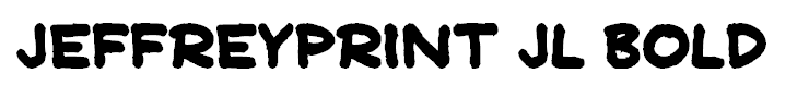 JeffreyPrint JL Bold