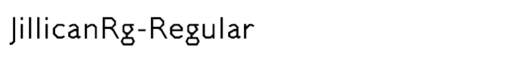 JillicanRg-Regular