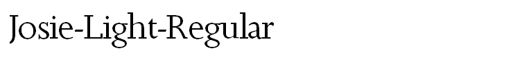 Josie-Light-Regular