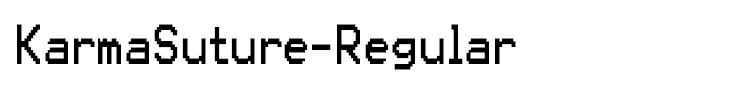 KarmaSuture-Regular