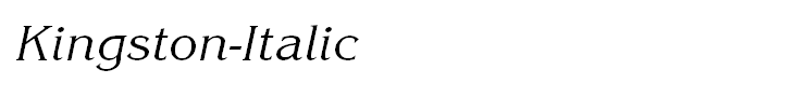 Kingston-Italic