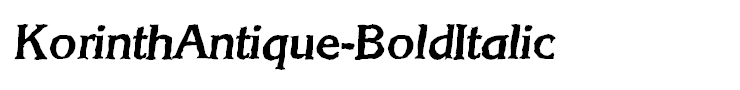 KorinthAntique-BoldItalic