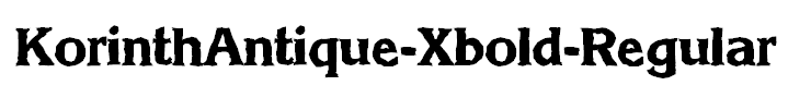 KorinthAntique-Xbold-Regular