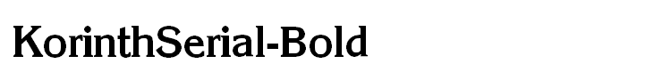 KorinthSerial-Bold