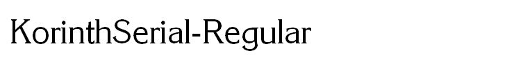 KorinthSerial-Regular