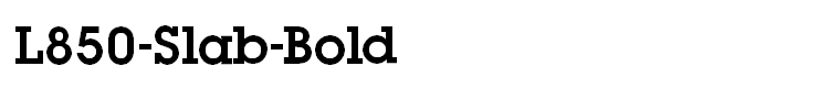 L850-Slab-Bold