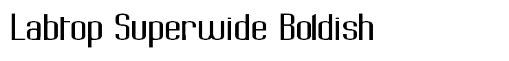 Labtop Superwide Boldish