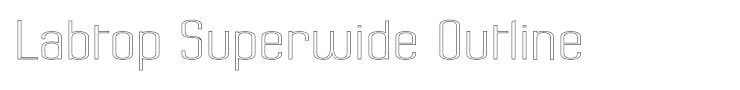 Labtop Superwide Outline
