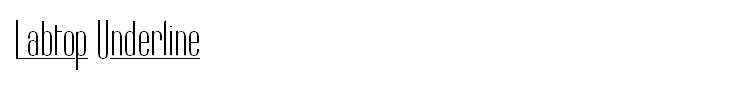 Labtop Underline