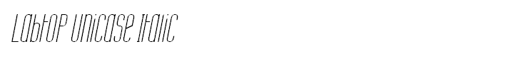 Labtop Unicase Italic