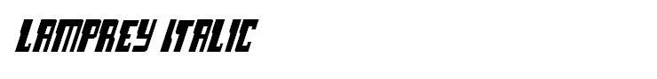 Lamprey Italic