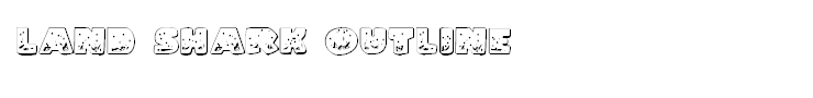 Land Shark Outline