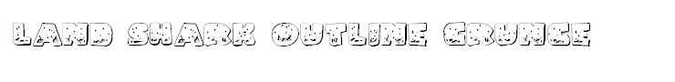 Land Shark Outline Grunge