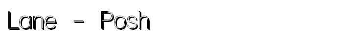 Lane - Posh