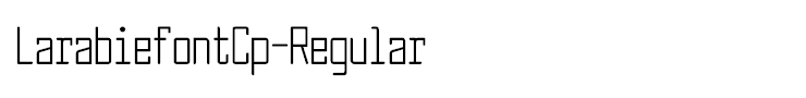 LarabiefontCp-Regular