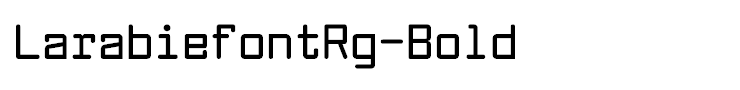 LarabiefontRg-Bold