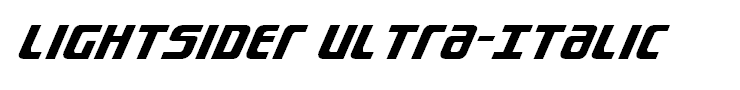 Lightsider Ultra-Italic