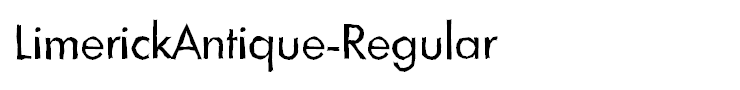 LimerickAntique-Regular