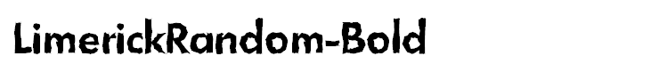 LimerickRandom-Bold