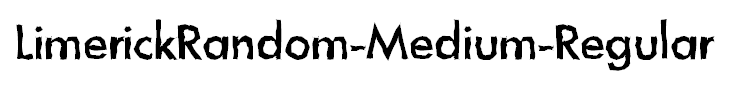 LimerickRandom-Medium-Regular
