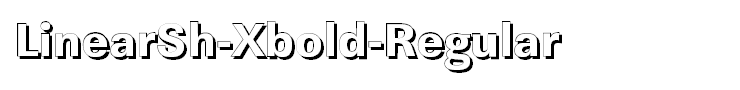 LinearSh-Xbold-Regular