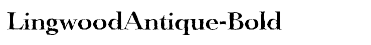 LingwoodAntique-Bold