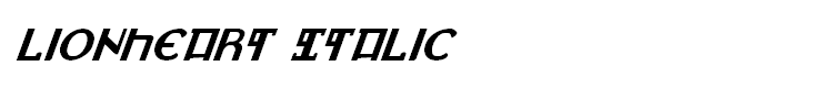 Lionheart Italic