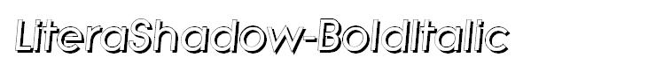 LiteraShadow-BoldItalic