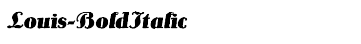 Louis-BoldItalic