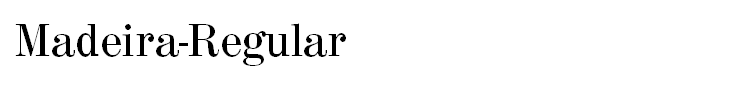 Madeira-Regular